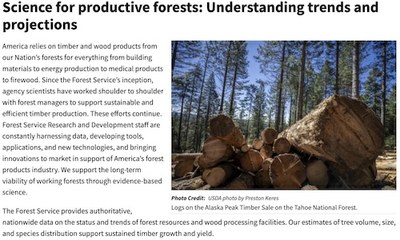 Science for productive forests: Understanding trends and projections